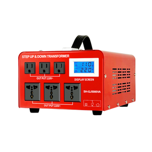 Toleo la Kimataifa la 5000VA Multifunctional Hatua-Down Transformer, Msaada 220V hadi 110V na 110V hadi 220V Kubadilisha Key Moja