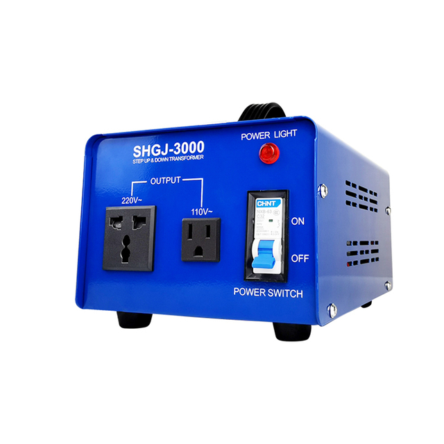Shunhong 3000VA verwisselbare spanningsomskakelaar 220V tot 110V/110V tot 220V Internasionale universele spanningsomskakelaar.