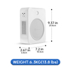 Convertorul de tensiune în pas 2000VA, convertește 100V în 220V; Fabricat din cupru pur, putere de putere completă. Dryer de păr de orez disponibil.
