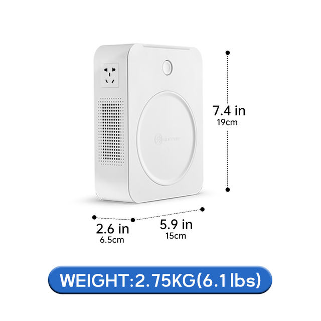 500VA Step-up Voltage Converter 100V - 220V, vasen ja oikea kaksi l&auml;ht&ouml;liit&auml;nt&auml;&auml; samaan aikaan L&auml;ht&ouml; 220V, korkealaatuiset materiaalit, tehokas j&auml;nnite.