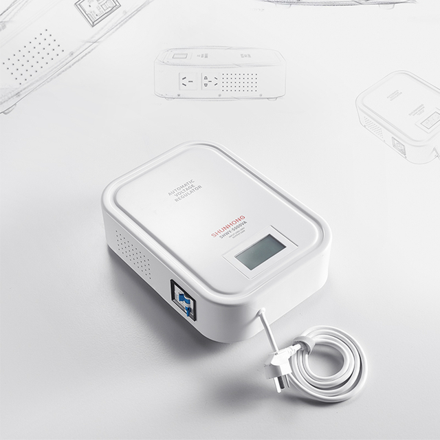 Ρυθμιστής τάσης ShunHong 220v Οικιακός Ισχύς Κλιματισμός Υπολογιστής 5000w Μονοφασικός ρυθμιστής μικρής ισχύος Ενίσχυση.